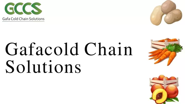 gafacold chain solutions