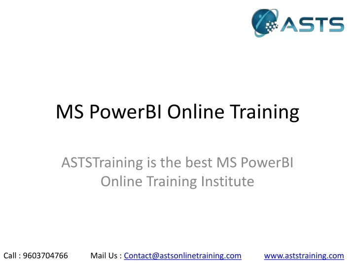 ms powerbi online training