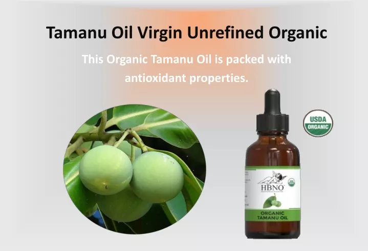 tamanu oil virgin unrefined organic