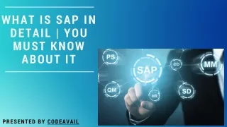 what is sap in detail you must know about it