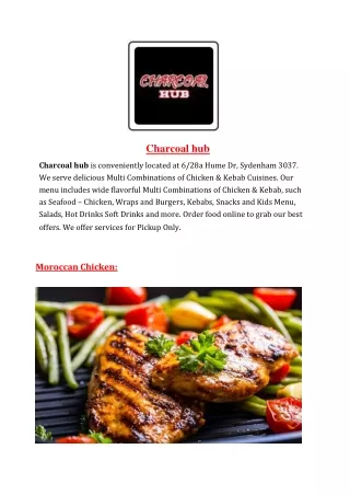 Charcoal Chicken And Kebab takeaway Sydenham, VIC - 5% off