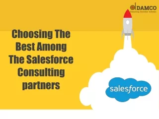 choosing the best among the salesforce consulting
