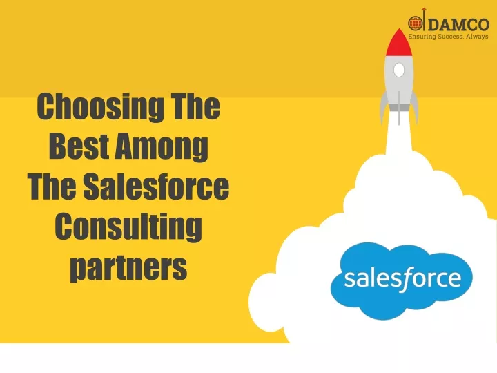 choosing the best among the salesforce consulting
