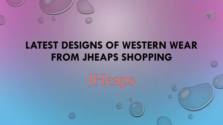 latest designs of western wear from jheaps shopping