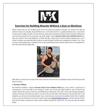 exercises for building muscles without