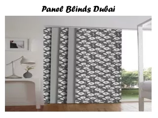 panel blinds dubai