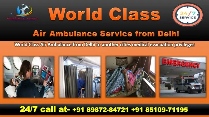 world class air ambulance service from delhi