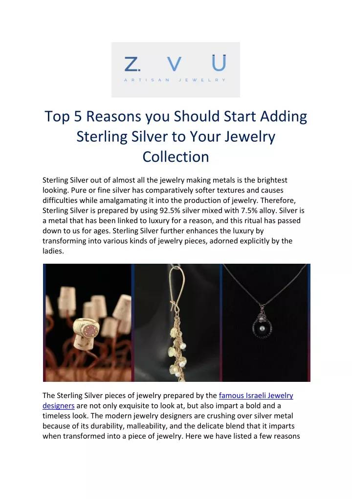top 5 reasons you should start adding sterling