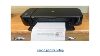canon printer setup
