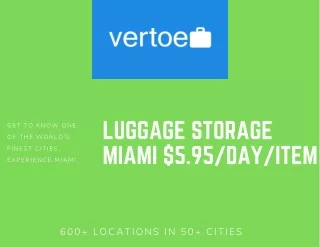 luggage storage miami 5 95 day item
