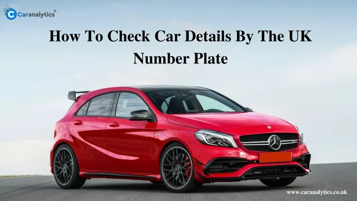 how to check car details by the uk number plate