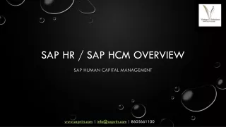 SAP HCM Overview PPT | SAP HR PPT
