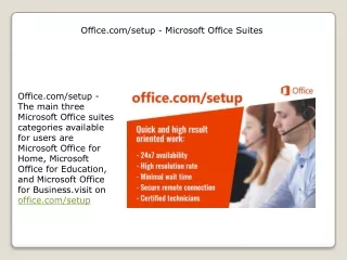 office com setup microsoft office suites