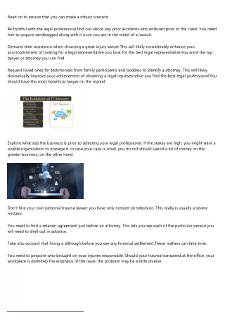 read on to ensure that you can make a robust
