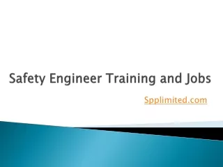 Safety Engineer Training and Jobs