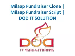 milaap fundraiser clone milaap fundraiser script dod it solution