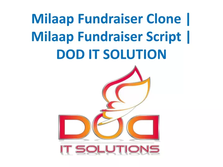 milaap fundraiser clone milaap fundraiser script dod it solution