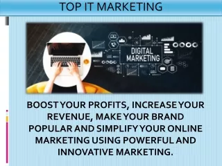 Latest digital marketing services from the experts