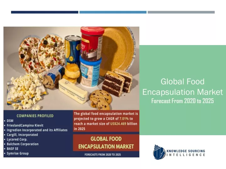 global food encapsulation market forecast from