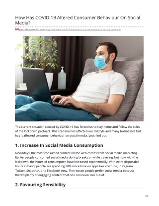 how has covid 19 altered consumer behaviour