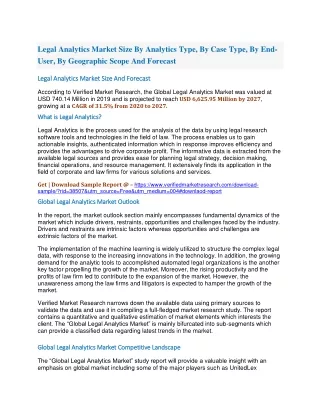legal analytics market size by analytics type