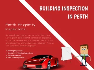 Building Inspection - Perth Property Inspectors