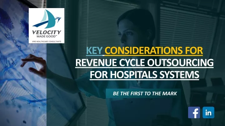 keyconsiderations for revenue cycle outsourcing