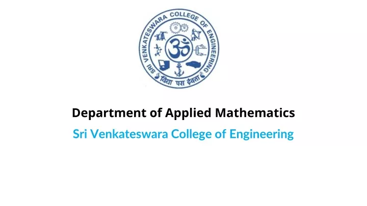 department of applied mathematics