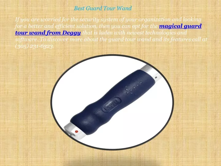 best guard tour wand