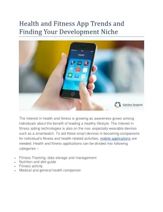 health and fitness app trends and finding your