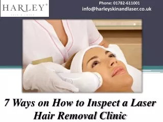 Laser Clinic for Hair Removal By Harley Skin and Laser