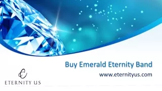 Buy Emerald Eternity Band - Visit www.eternityus.com