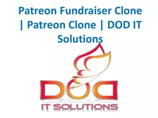 Patreon Fundraiser Clone | Patreon Clone | DOD IT Solutions