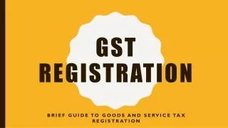 GST Registration Guide - How to Apply for Goods and Service tax number Online