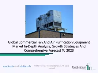 Global Commercial Fan And Air Purification Equipment Market Forecast Outlook 2023