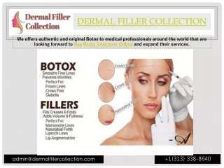 Botox 100 units for sale /  Dermal Filler Collection