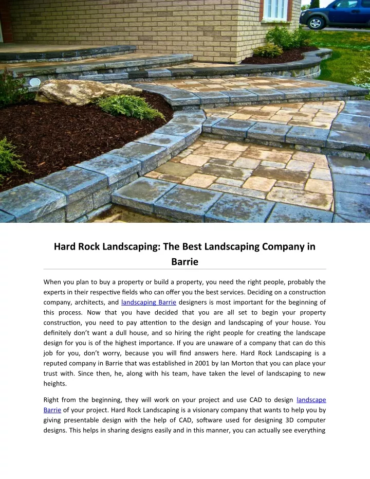 hard rock landscaping the best landscaping