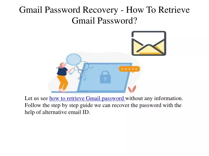 gmail password recovery how to retrieve gmail password