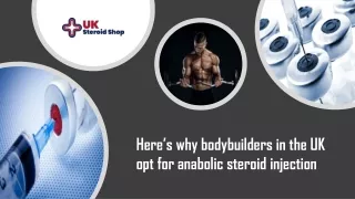 Here’s why bodybuilders in the UK opt for anabolic steroid injection