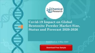 Covid 19 Impact on Global Bentonite Powder Market Size, Status and Forecast 2020 2026