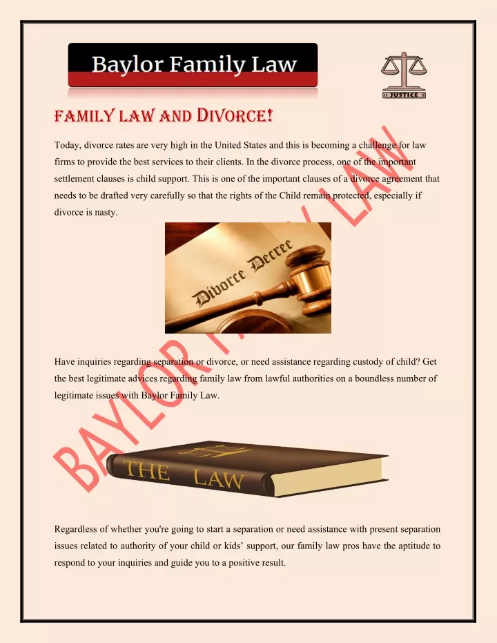 family law and d ivorce