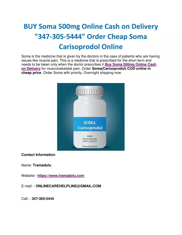 buy soma 500mg online cash on delivery