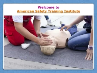 welcome to american safety training institute