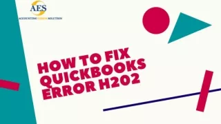 How to fix QuickBooks Error h202
