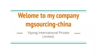 product sourcing in china | mgsourcing-china