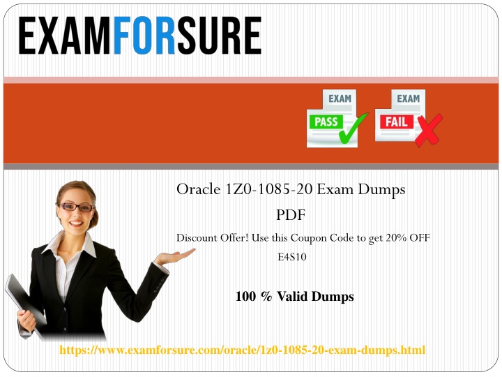 oracle 1z0 1085 20 exam dumps pdf discount offer use this coupon code to get 20 off e4s10