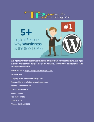 we offer affordable wordpress website development