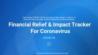 FInancial Relief & Support Tracker For COVID-19