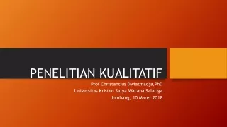 penelitian kualitatif