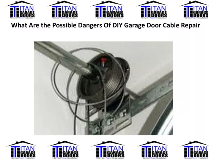 what are the possible dangers of diy garage door
